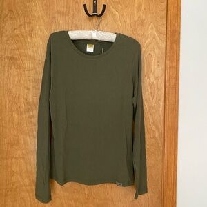 ONNO bamboo long sleeve t-shirt, Cypress, W’s M